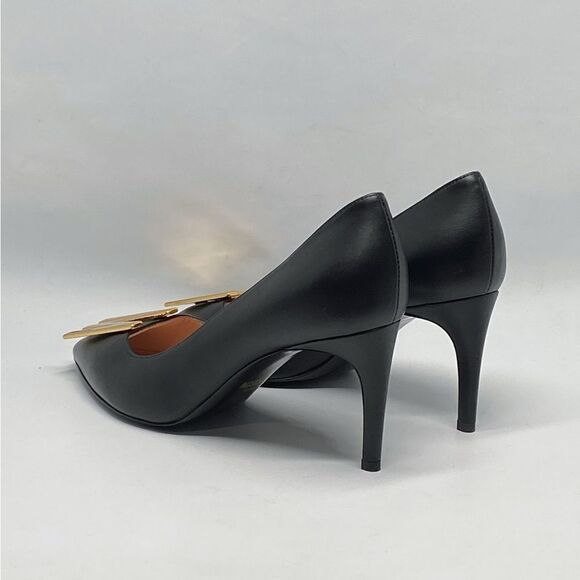 Moschino Logo Leather Pumps size 37 - Picture 8 of 15